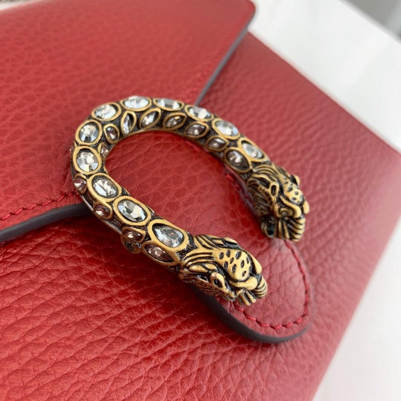 Dionysus Leather Mini Chain Bag 401231