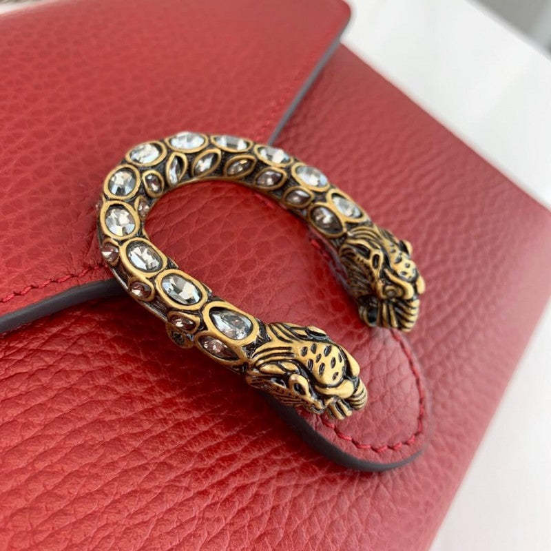 Dionysus Leather Mini Chain Bag 401231