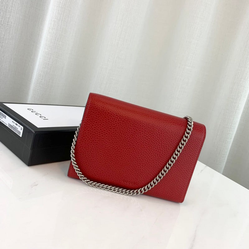Dionysus Leather Mini Chain Bag 401231