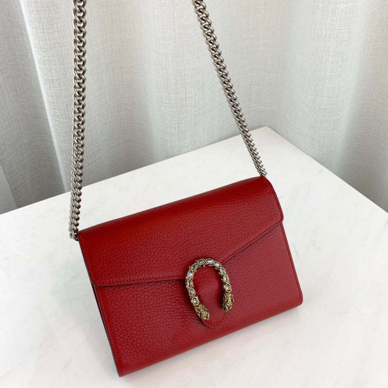 Dionysus Leather Mini Chain Bag 401231