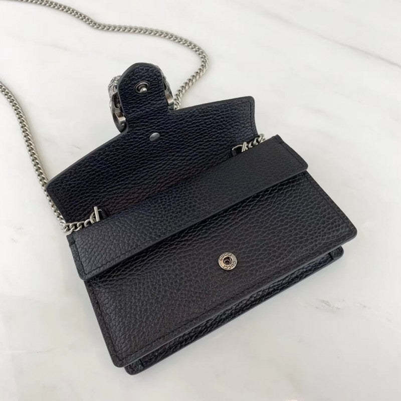 Dionysus Leather Super Mini Bag 476432