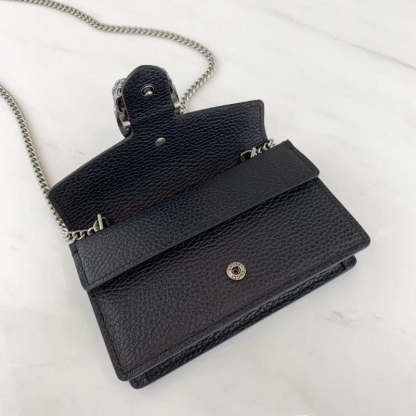 Dionysus Leather Super Mini Bag 476432