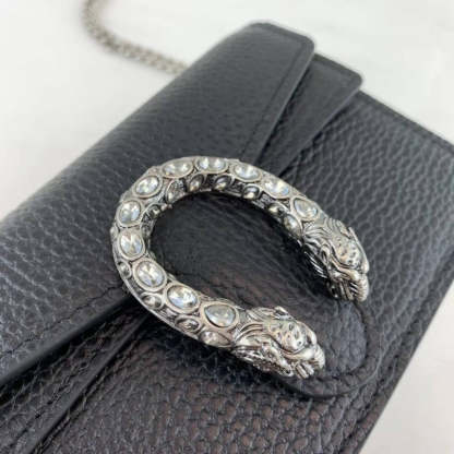 Dionysus Leather Super Mini Bag 476432