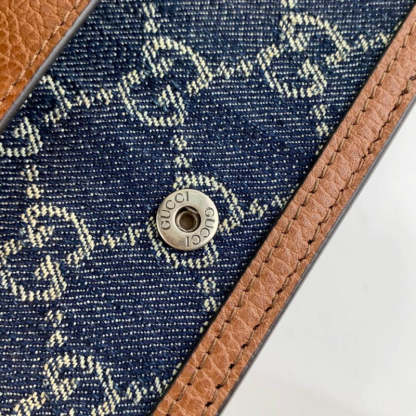 Dionysus Super Mini Bag 476432 in Denim