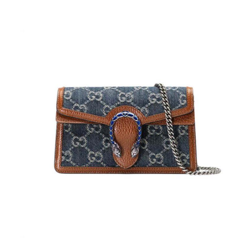 Dionysus Super Mini Bag 476432 in Denim