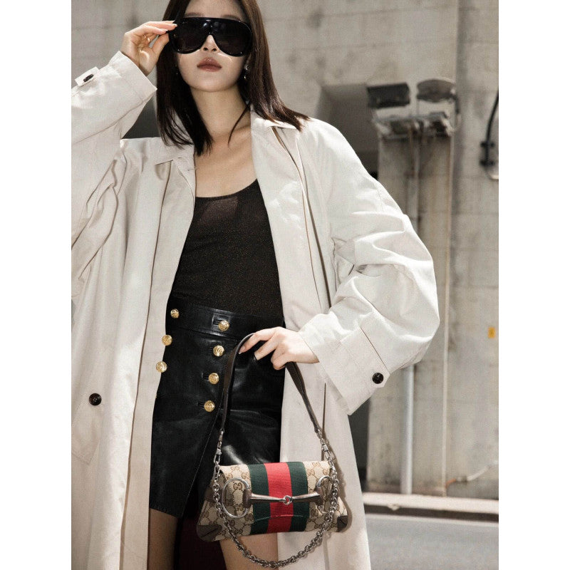 GG Horsebit Chain large Shoulder Bag 764339