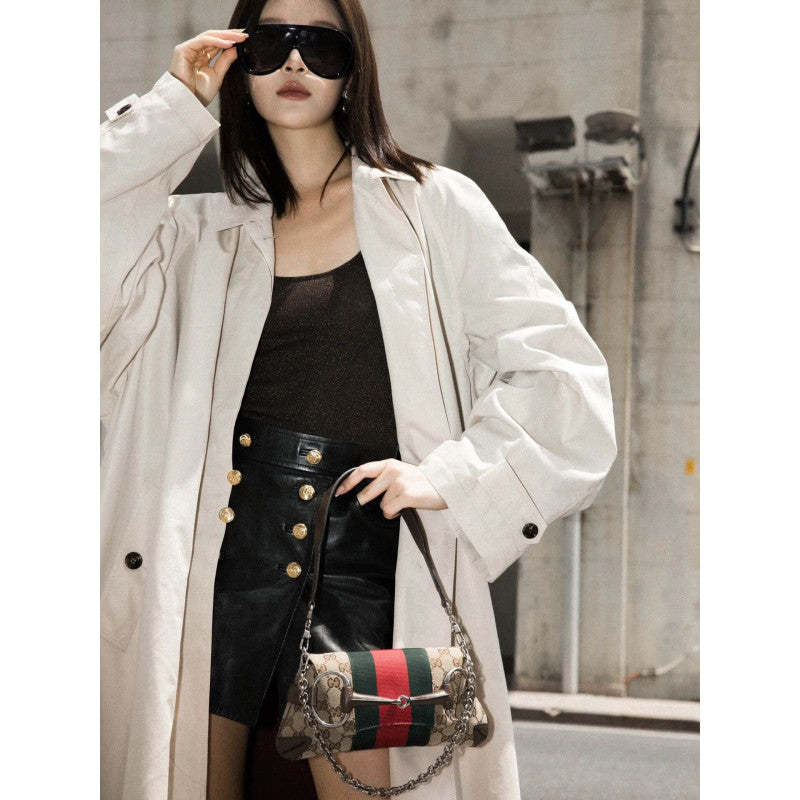 GG Horsebit Chain large Shoulder Bag 764339