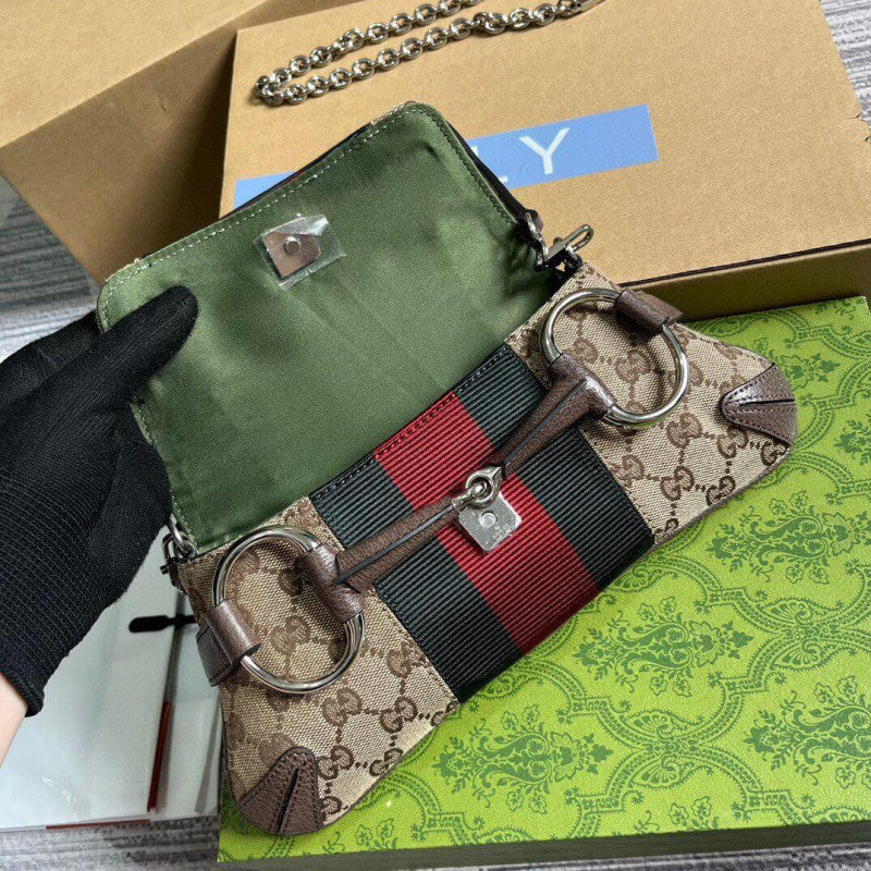 GG Horsebit Chain large Shoulder Bag 764339