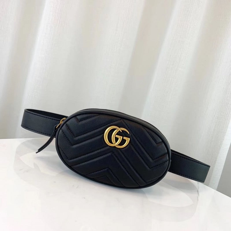 GG Marmont Matelasse Leather Belt Bag 476434