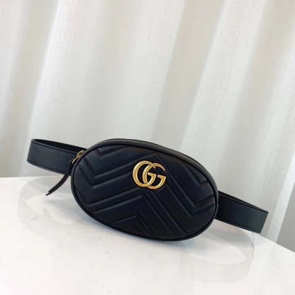 GG Marmont Matelasse Leather Belt Bag 476434