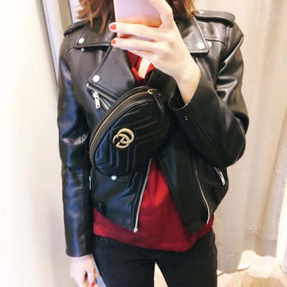 GG Marmont Matelasse Leather Belt Bag 476434