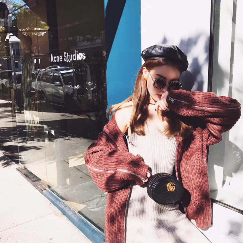 GG Marmont Matelasse Leather Belt Bag 476434