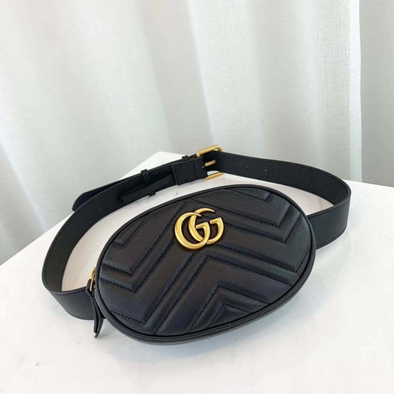 GG Marmont Matelasse Leather Belt Bag 476434