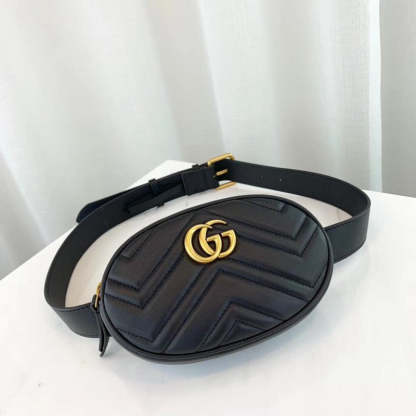 GG Marmont Matelasse Leather Belt Bag 476434