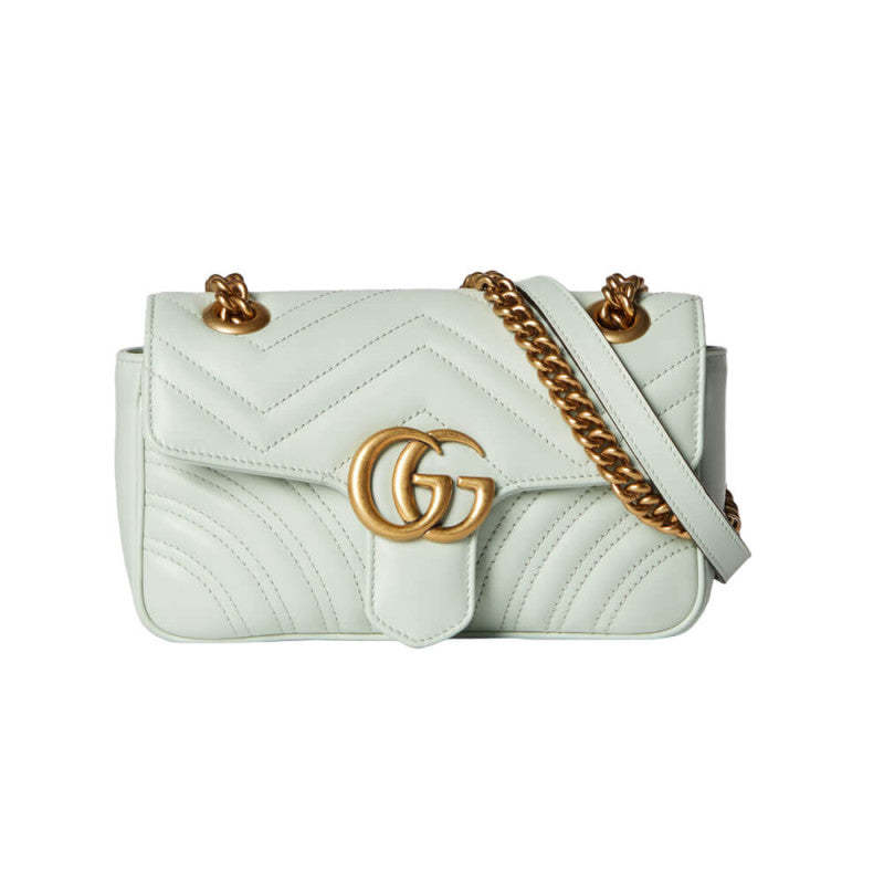 GG Marmont Matelasse Mini Bag 446744 Pale Green
