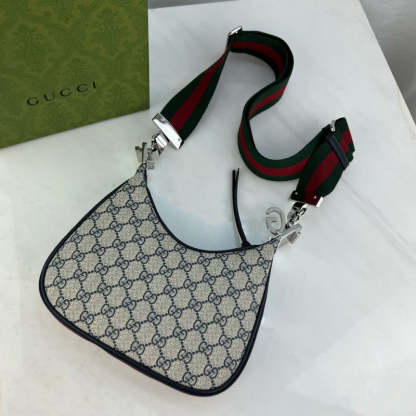 GG Supreme Attache large Shoulder Bag 699409 Blue