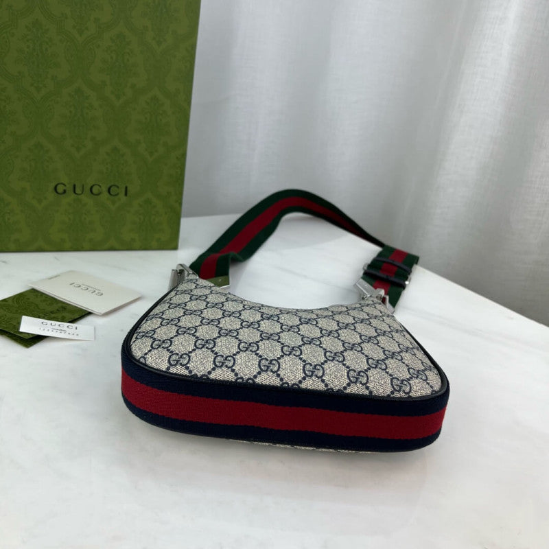 GG Supreme Attache large Shoulder Bag 699409 Blue