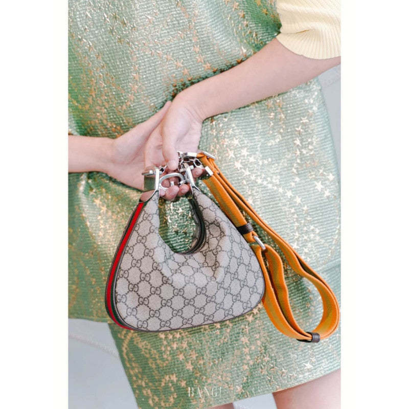 GG Supreme Attache large Shoulder Bag 699409 Coffee