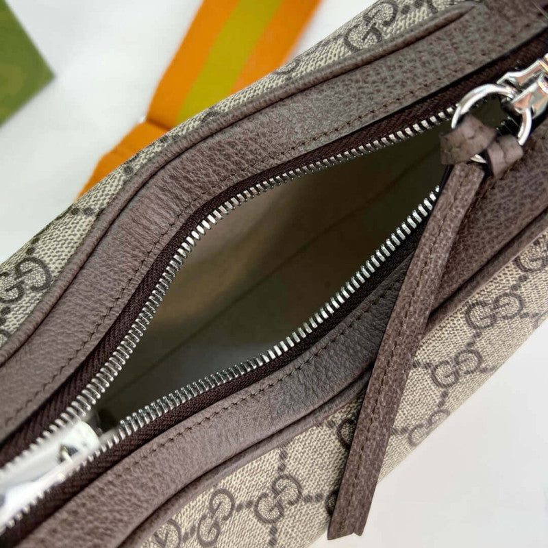 GG Supreme Attache large Shoulder Bag 699409 Coffee