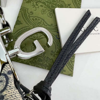 GG Supreme Attache Medium Shoulder Bag 702823 Blue