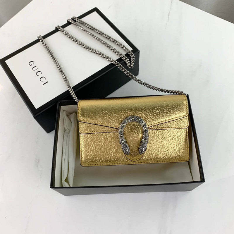 Gold Dionysus Super Mini Bag 476432