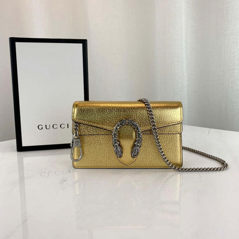 Gold Dionysus Super Mini Bag 476432
