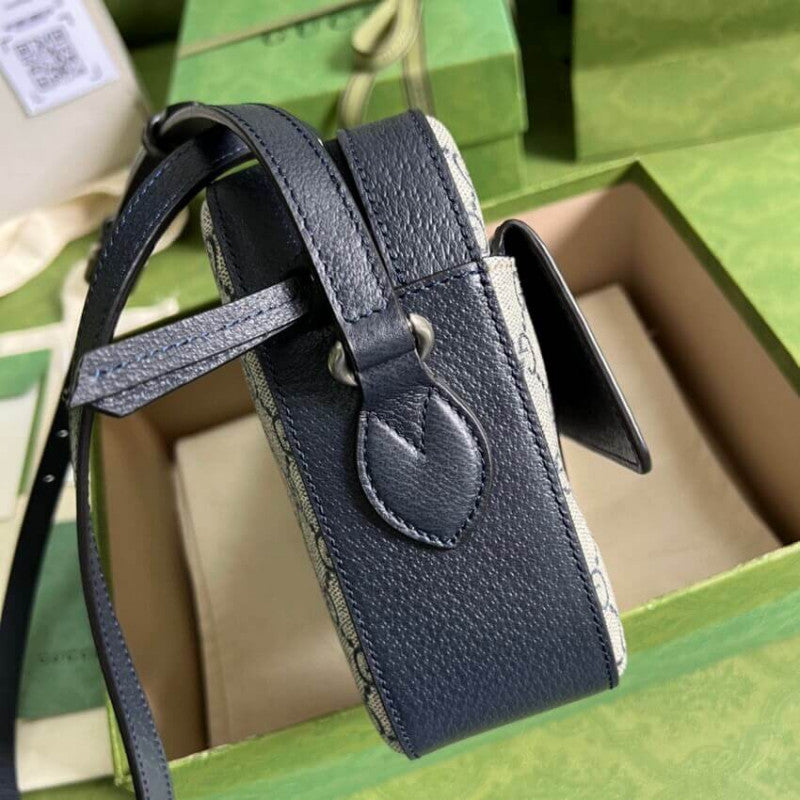 Horsebit 1955 large Bag in Blue 645454