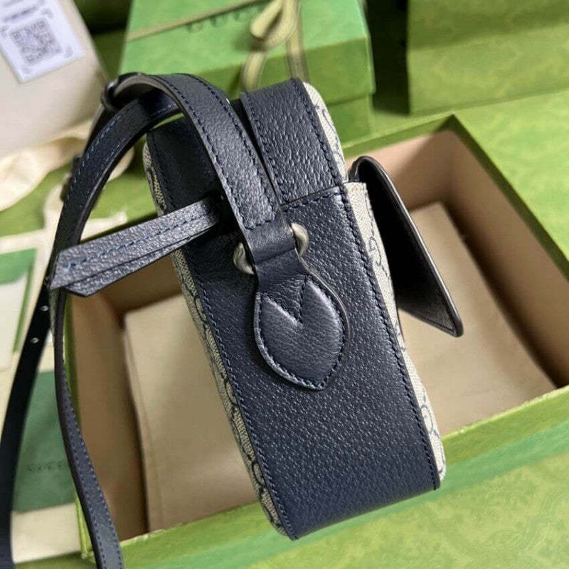 Horsebit 1955 large Bag in Blue 645454