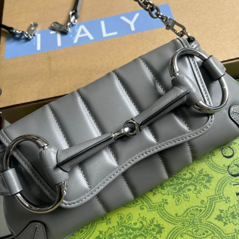 Horsebit Chain large Shoulder Bag 764339