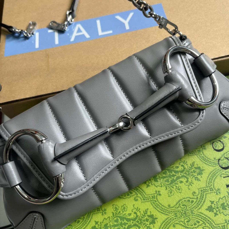 Horsebit Chain large Shoulder Bag 764339