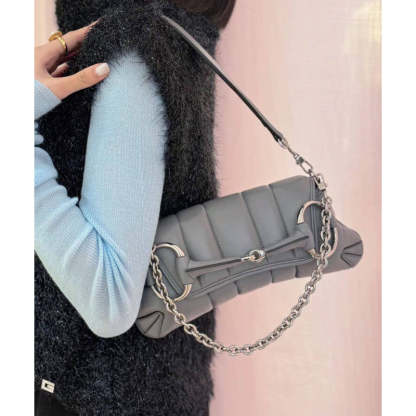Horsebit Chain large Shoulder Bag 764339