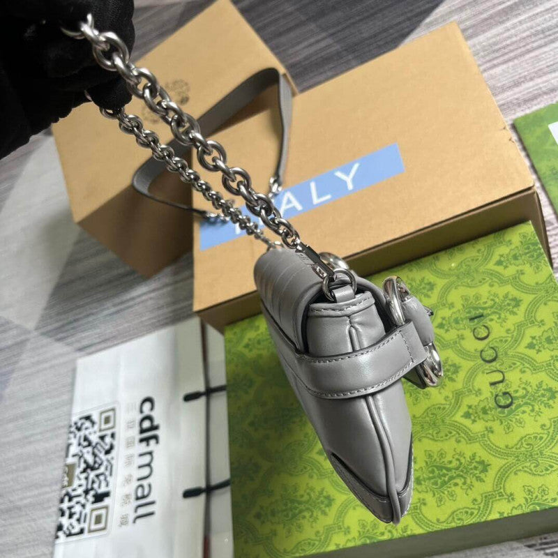 Horsebit Chain large Shoulder Bag 764339