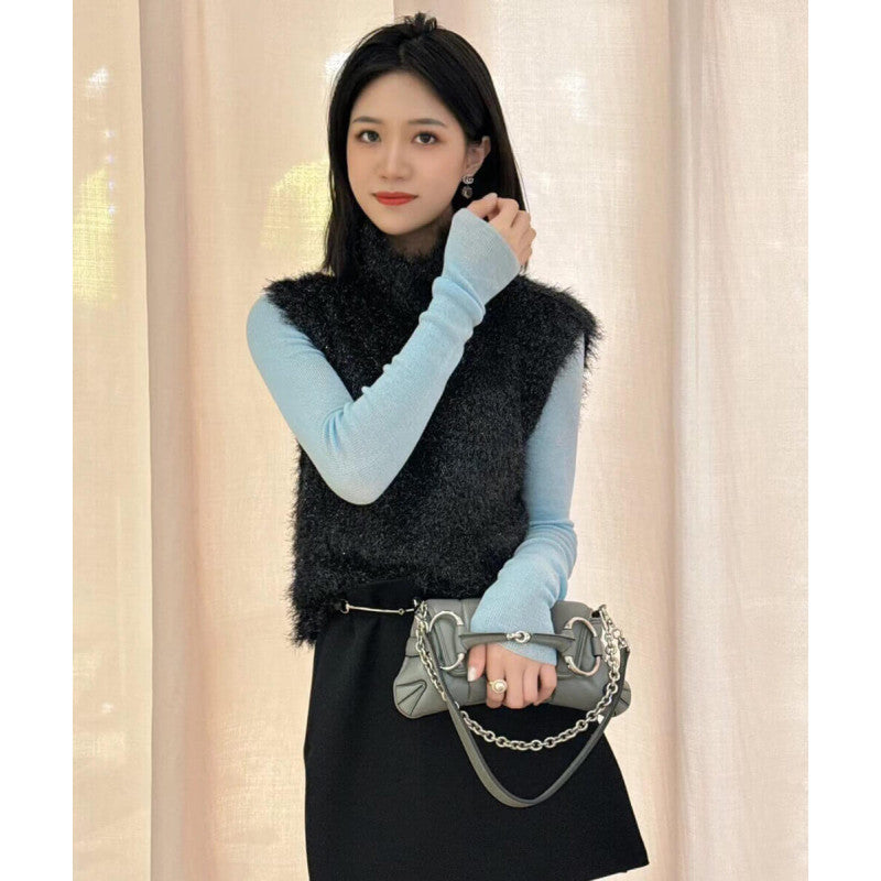 Horsebit Chain large Shoulder Bag 764339