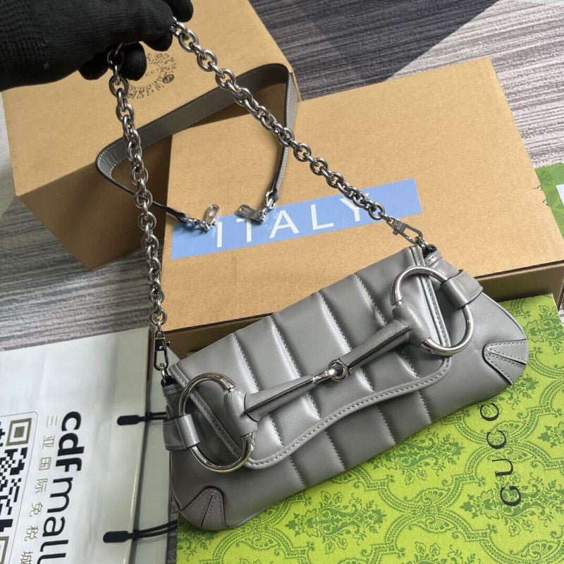 Horsebit Chain large Shoulder Bag 764339