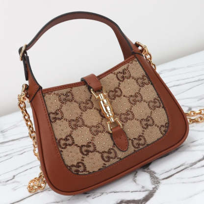 Jackie 1961 Crystal GG Mini Shoulder Bag 675799