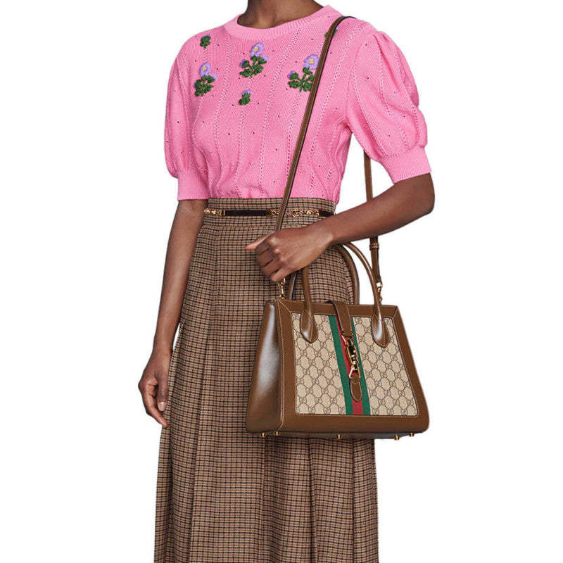 Jackie 1961 Medium Tote Bag 649016 GG Supreme