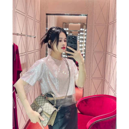 large Dionysus Top Handle Bag 739496 Taupe Suede Trim