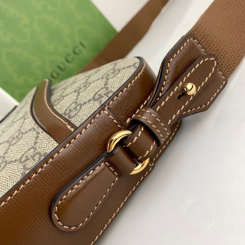 Messenger Bag With Interlocking G 675891