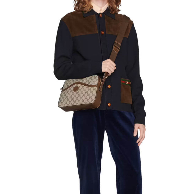 Messenger Bag With Interlocking G 675891