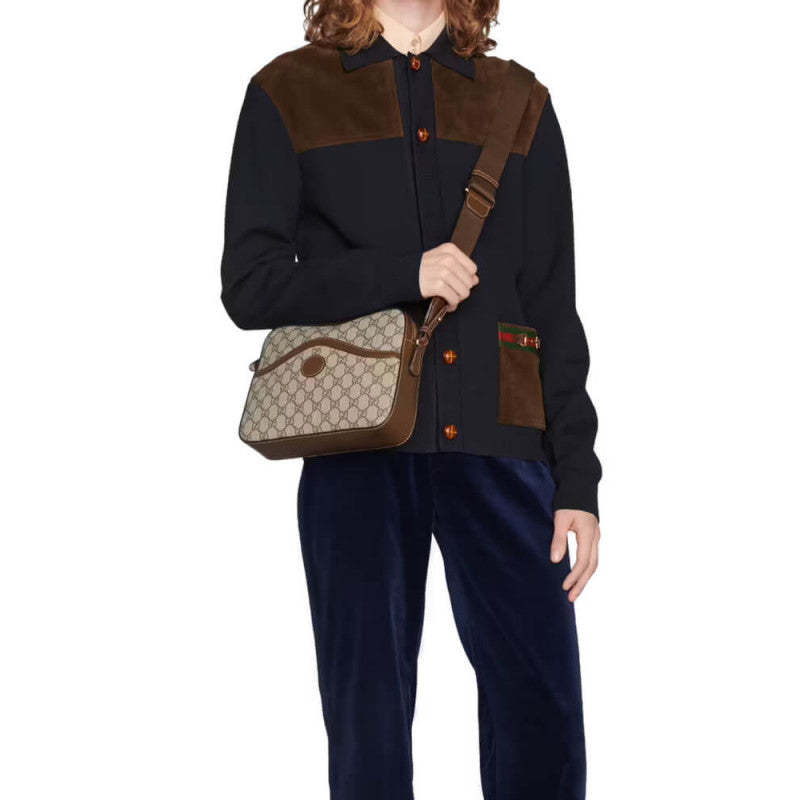 Messenger Bag With Interlocking G 675891