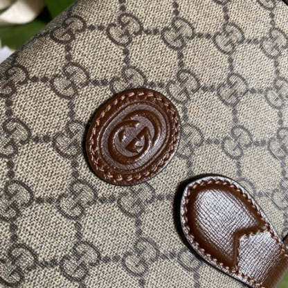 Mini Shoulder Bag with Interlocking G in GG Supreme 671620