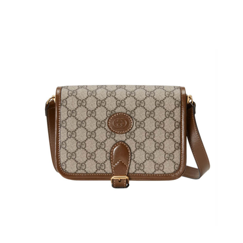 Mini Shoulder Bag with Interlocking G in GG Supreme 671620