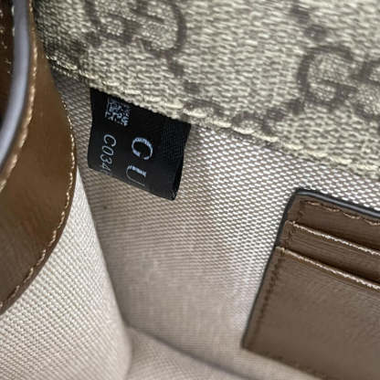 Mini Shoulder Bag with Interlocking G in GG Supreme 671620