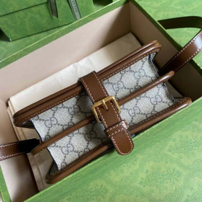 Mini Shoulder Bag with Interlocking G in GG Supreme 671620