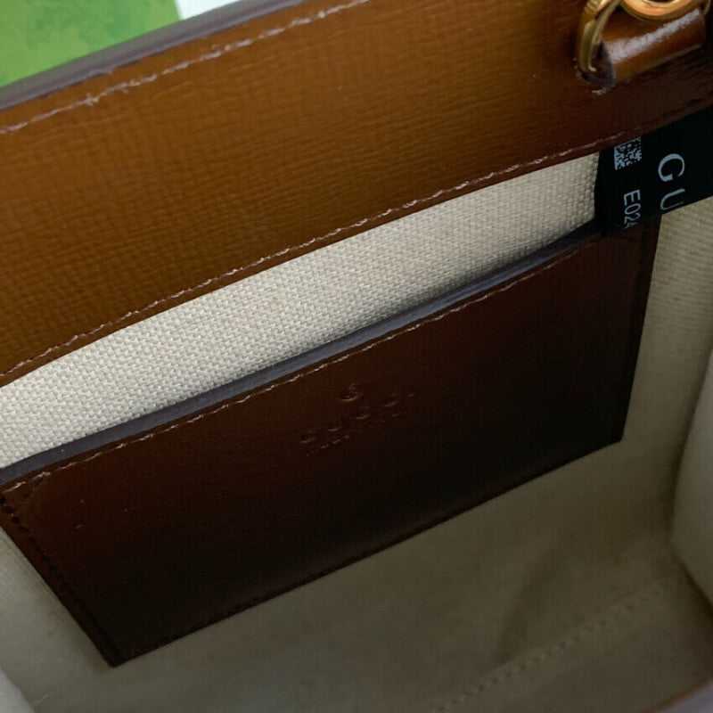 Mini Tote Bag with Interlocking G in GG Supreme 671623