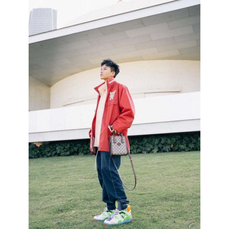 Mini Tote Bag with Interlocking G in GG Supreme 671623