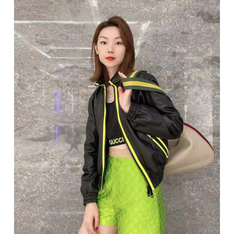 Oatmeal Leather Attache Medium Shoulder Bag 702823