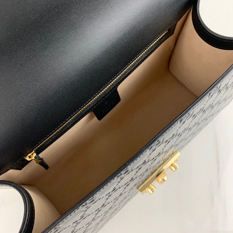 Padlock Medium Signature GG Shoulder Bag 409486