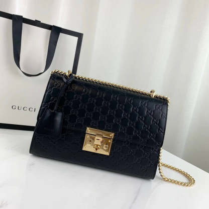 Padlock Medium Signature GG Shoulder Bag 409486