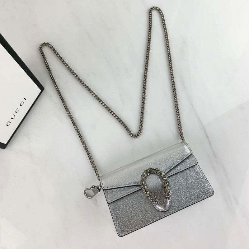Silver Dionysus Super Mini Bag 476432